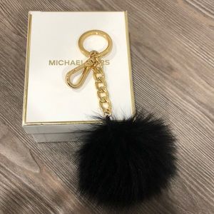 Micheal Kors Puffball Key Chain